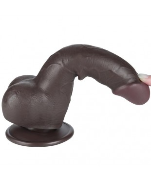 Dildo Dual Layer Piel Deslizante Retractil 75 Dildo Dual Layer Piel Deslizante Retractil 75