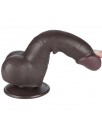 Dildo Dual Layer Piel Deslizante Retractil 75