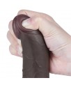 Dildo Dual Layer Piel Deslizante Retractil 75