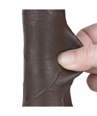 Dildo Dual Layer Piel Deslizante Retractil 75 Dildo Dual Layer Piel Deslizante Retractil 75