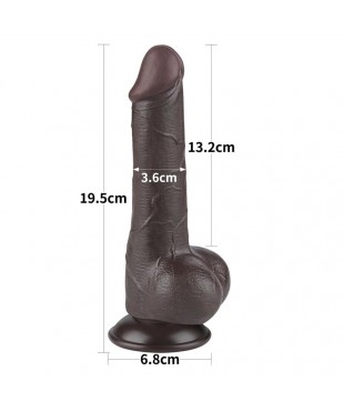 Dildo Dual Layer Piel Deslizante Retractil 75 Dildo Dual Layer Piel Deslizante Retractil 75