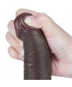 Dildo Dual Layer Piel Deslizante Retractil 75