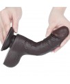 Dildo Dual Layer Piel Deslizante Retractil 75