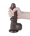 Dildo Dual Layer Piel Deslizante Retractil 8