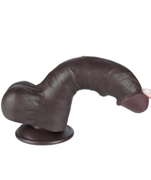 Dildo Dual Layer Piel Deslizante Retractil 8 Dildo Dual Layer Piel Deslizante Retractil 8
