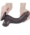 Dildo Dual Layer Piel Deslizante Retractil 8