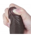 Dildo Dual Layer Piel Deslizante Retractil 8