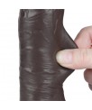 Dildo Dual Layer Piel Deslizante Retractil 8