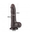 Dildo Dual Layer Piel Deslizante Retractil 8