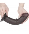 Dildo Dual Layer Piel Delizante Retractil 8