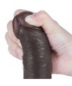 Dildo Dual Layer Piel Delizante Retractil 8