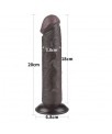 Dildo Dual Layer Piel Delizante Retractil 8