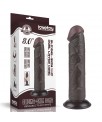 Dildo Dual Layer Piel Delizante Retractil 8