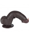 Dildo Dual Layer Piel Deslizante Retractil 8