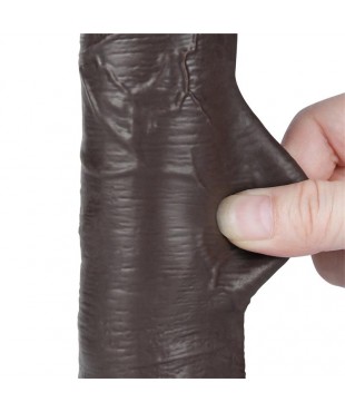 Dildo Dual Layer Piel Deslizante Retractil 8 Dildo Dual Layer Piel Deslizante Retractil 8