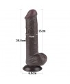 Dildo Dual Layer Piel Deslizante Retractil 8