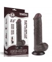 Dildo Dual Layer Piel Deslizante Retractil 8