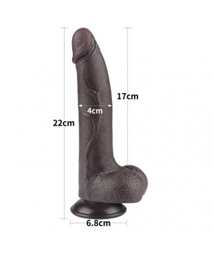 Dildo Dual Layer Piel Deslizante Retractil 85 Dildo Dual Layer Piel Deslizante Retractil 85