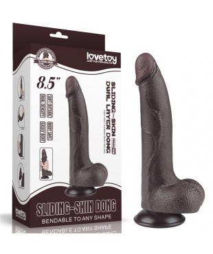 Dildo Dual Layer Piel Deslizante Retractil 85 Dildo Dual Layer Piel Deslizante Retractil 85