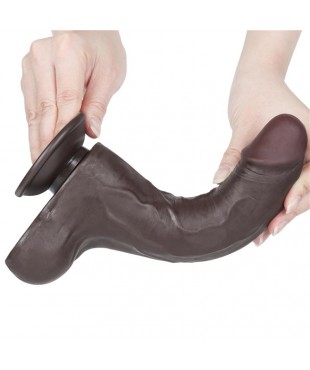 Dildo Dual Density Piel Deslizante Retractil 85 Dildo Dual Density Piel Deslizante Retractil 85