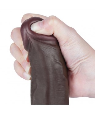 Dildo Dual Density Piel Deslizante Retractil 85 Dildo Dual Density Piel Deslizante Retractil 85