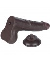 Dildo Dual Density Piel Deslizante Retractil 85
