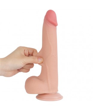 Dildo Dual Density Piel Deslizante Retractil 85 Dildo Dual Density Piel Deslizante Retractil 85