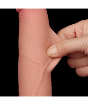 Dildo Dual Density Piel Deslizante Retractil 85 Dildo Dual Density Piel Deslizante Retractil 85