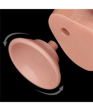 Dildo Dual Density Piel Deslizante Retractil 85 Dildo Dual Density Piel Deslizante Retractil 85