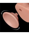Dildo Dual Density Piel Deslizante Retractil 85