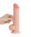 Dildo Dual Layer Piel Deslizante Retractil 8