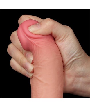 Dildo Dual Layer Piel Deslizante Retractil 75 Dildo Dual Layer Piel Deslizante Retractil 75