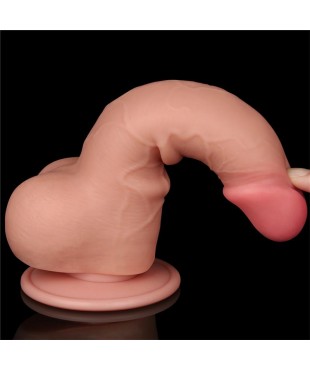 Dildo Dual Layer Piel Deslizante Retractil 75 Dildo Dual Layer Piel Deslizante Retractil 75