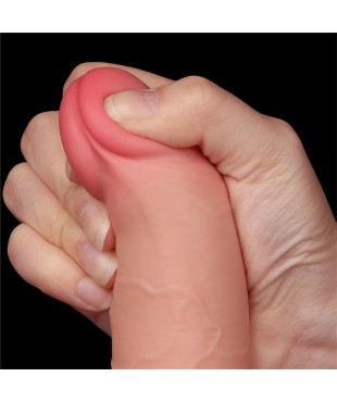 Dildo Dual Layer Piel Deslizante Retractil 75 Dildo Dual Layer Piel Deslizante Retractil 75