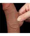 Dildo con Piel Retractil 75 Bronceado