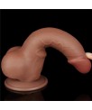 Dildo con Piel Retractil 75 Bronceado