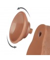 Dildo con Piel Retractil 75 Bronceado