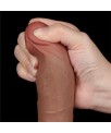 Dildo con Piel Retractil 8 Bronceado
