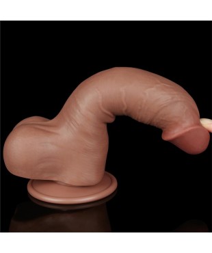 Dildo con Piel Retractil 8 Bronceado Dildo con Piel Retractil 8 Bronceado