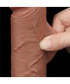 Dildo con Piel Retractil 8 Bronceado