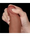 Dildo con Piel Retractil 85 Bronceado
