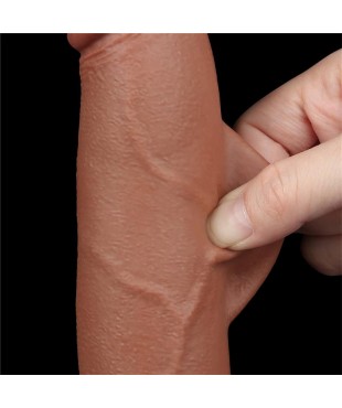 Dildo con Piel Retractil 85 Bronceado Dildo con Piel Retractil 85 Bronceado