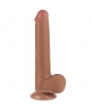 Dildo con Piel Retractil 9 Bronceado
