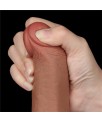 Dildo con Piel Retractil 9 Bronceado