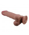 Dildo Realista Piel Deslizante Retractil 24 cm