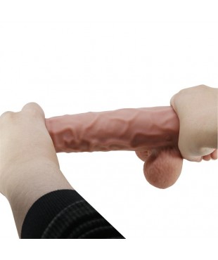 Dildo Realista Piel Deslizante Retractil 24 cm Dildo Realista Piel Deslizante Retractil 24 cm