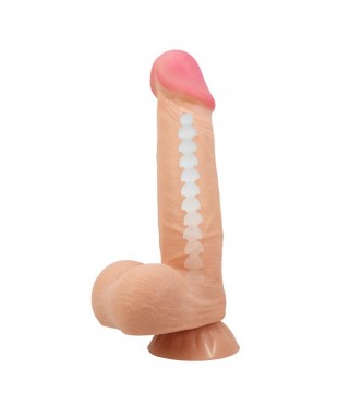 Dildo Realista Piel Deslizante Retractil 21.8 cm
