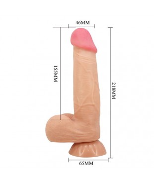 Dildo Realista Piel Deslizante Retractil 218 cm Dildo Realista Piel Deslizante Retractil 218 cm