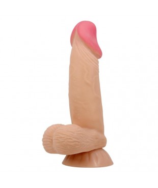 Dildo Realista con Piel Deslizante Retractil 19.4 cm