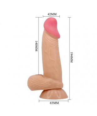 Dildo Realista con Piel Deslizante Retractil 194 cm Dildo Realista con Piel Deslizante Retractil 194 cm